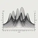 Generate a 2D graphical representation of the mathematical function f(x) = (e^x)*cos(x), with the domain extending from 0 to two pi. The graph should be neat and clear, emphasizing the peaks and troughs of the function, hinting to the viewer about the potential points of maximum, minimum and inflection.