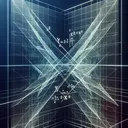 Imagine a conceptual, mathematical image that captures the essence of geometrical reflection. This image features two intersecting lines on a plane, defined by the equations y-2x=3 and 2y-x=9 respectively, and an unidentified axis of symmetry between them that acts as a mirror for the lines. The image should be without any text